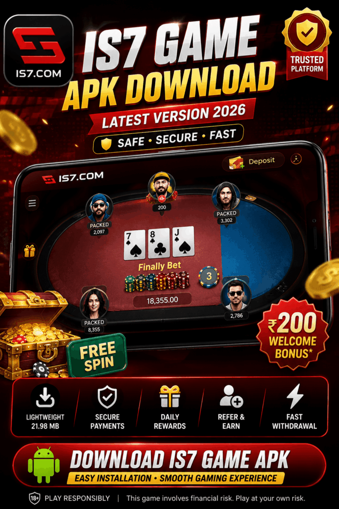 IS7 Game APK Download Latest Version 2026 for Android smartphones installation guide